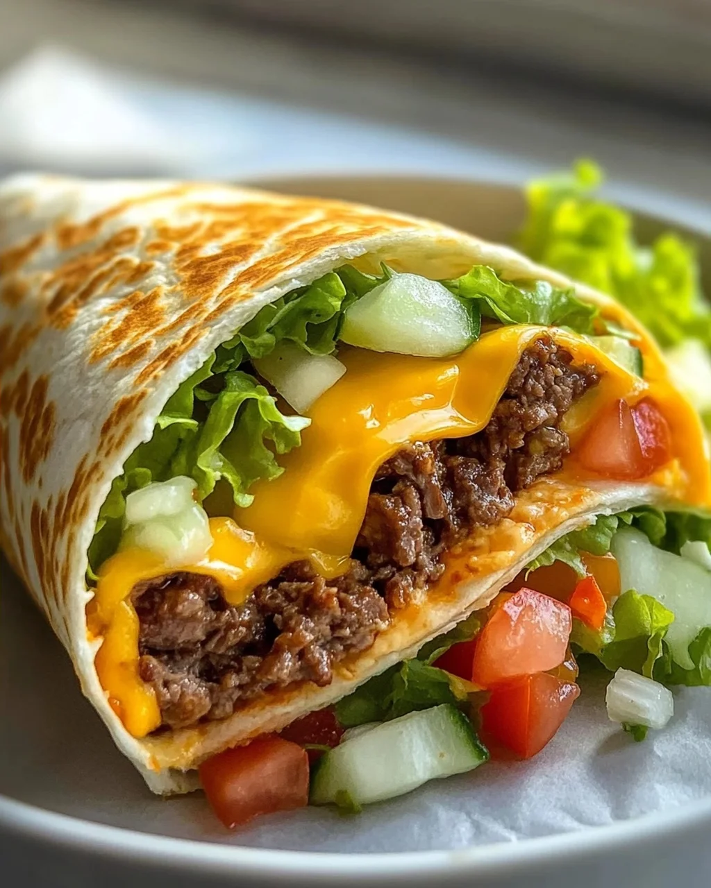 Air Fryer Cheeseburger Wraps: Schnelles Abendessen Rezept!