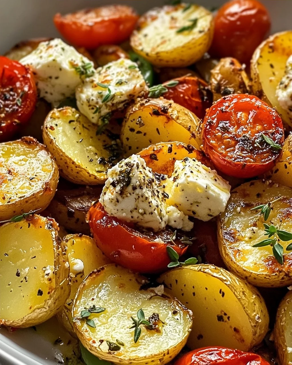 Baked Feta Kartoffeln: Gesundes und einfaches Ofengericht