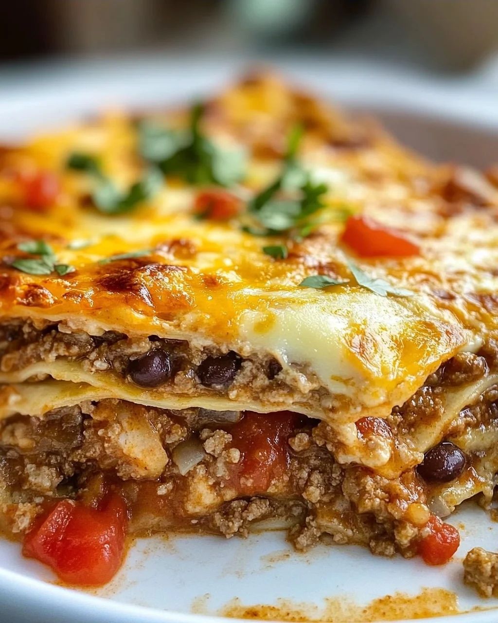 Burrito Auflauf mit Hackfleisch & Käse – Einfach Lecker!