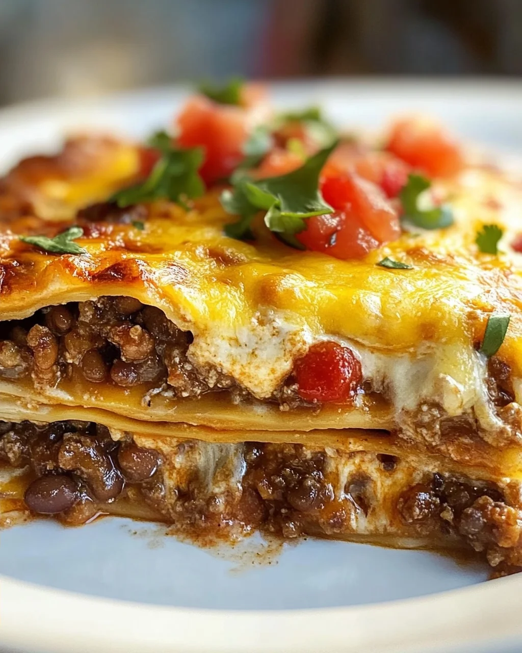 Burrito Auflauf mit Hackfleisch & Käse – Einfach Lecker!