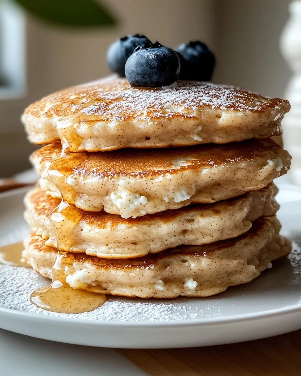 Cottage Cheese Cinnamon Protein Pancakes: Healthy & Delicious!