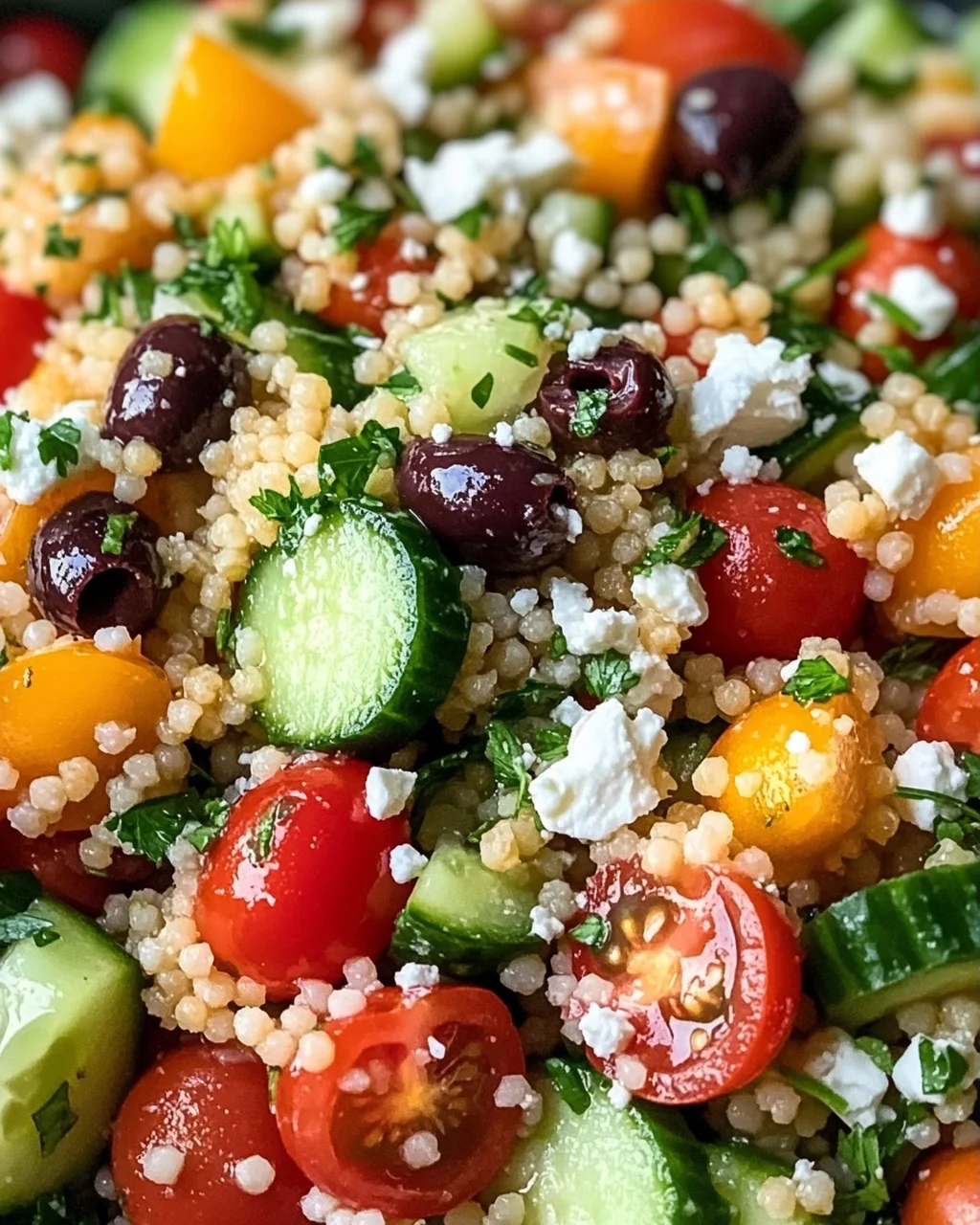 Couscous-Salat mit Feta