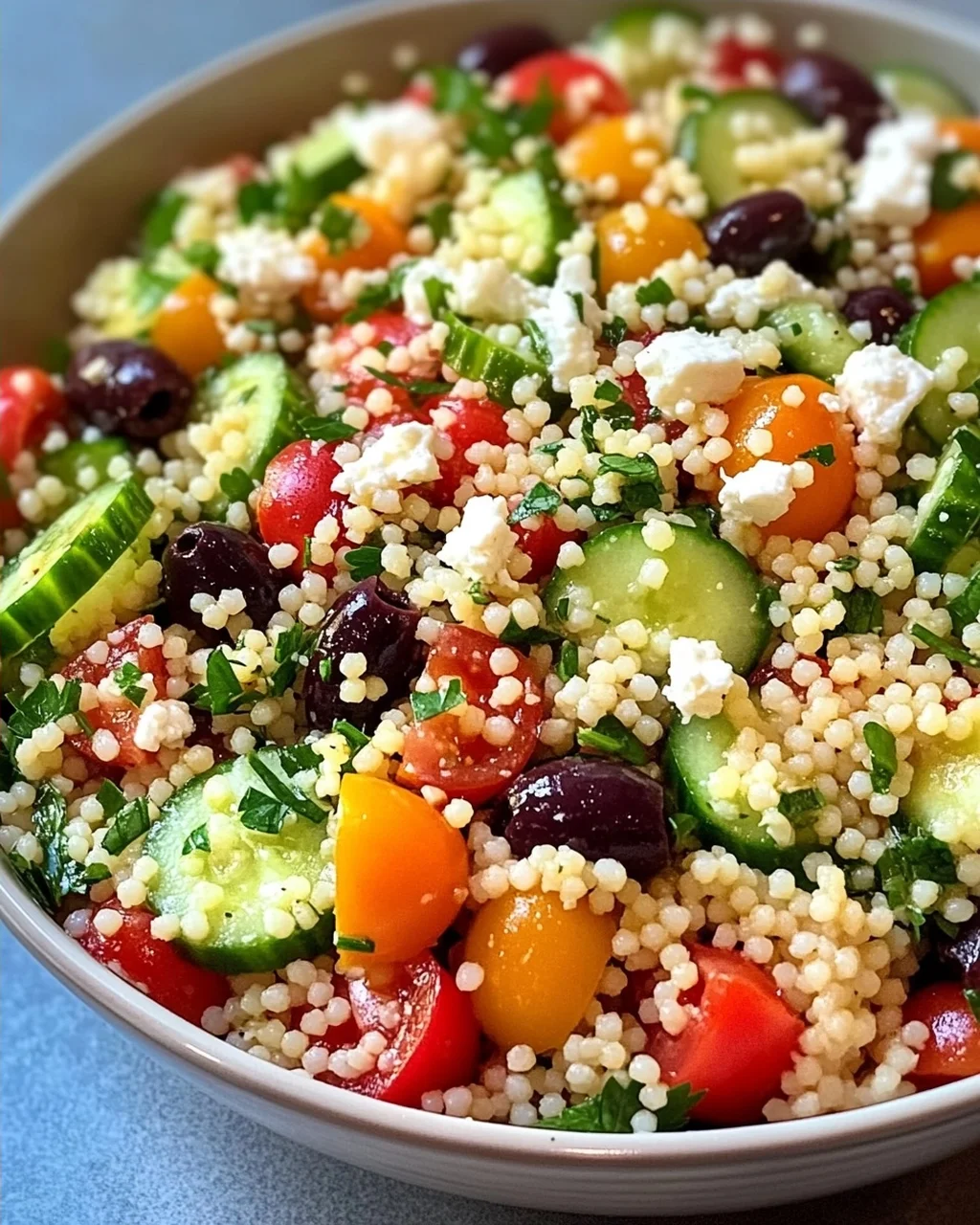 Couscous-Salat mit Feta