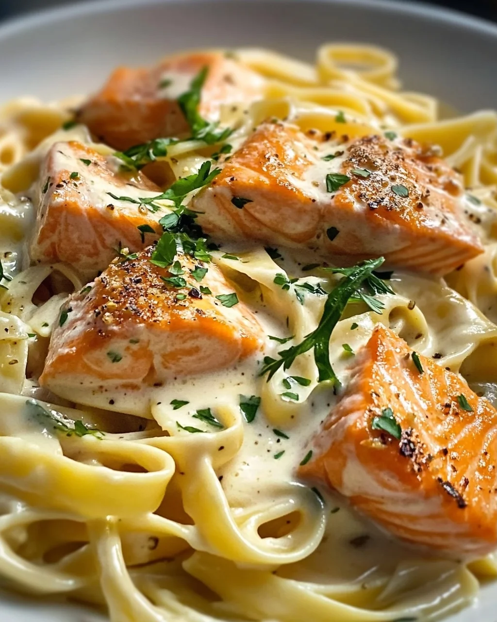Cremige Lachs Pasta – Schnell & Lecker Abendessen!
