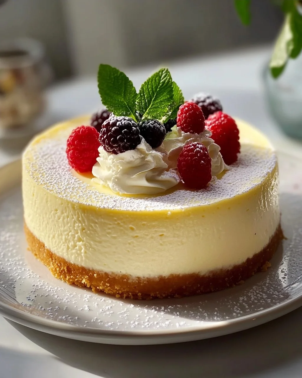 Cremiger Quark-Vanille Cheesecake
