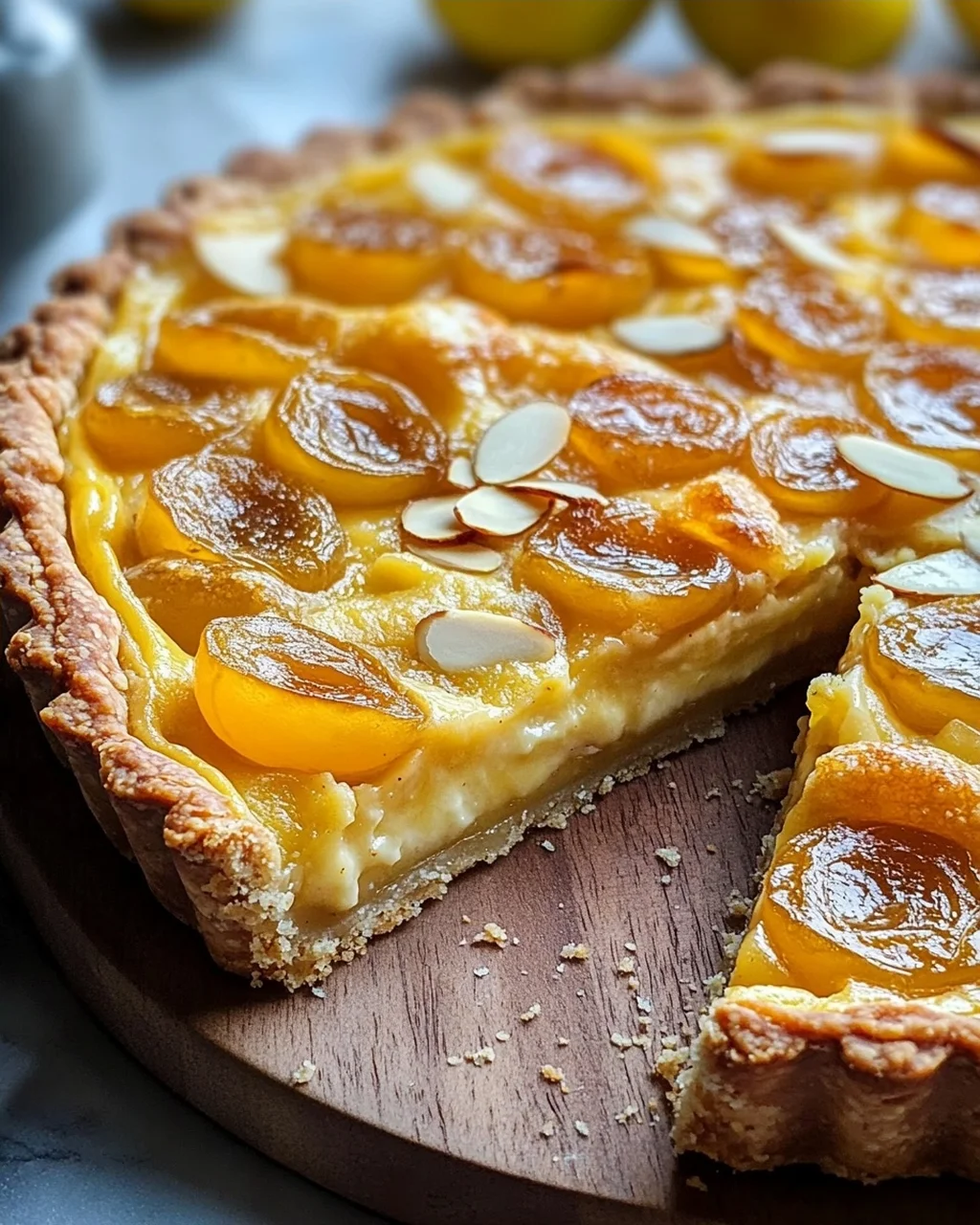 Elsässische Mirabellentarte mit Frangipane