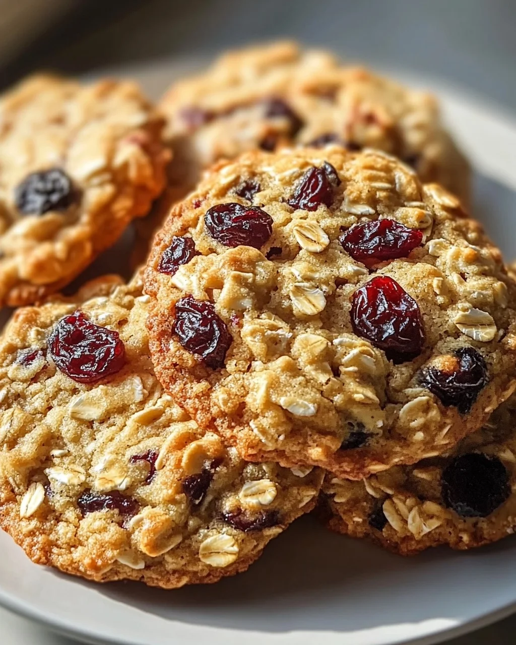 Energie Cookies mit Quark, Hafer und Trockenfrüchten