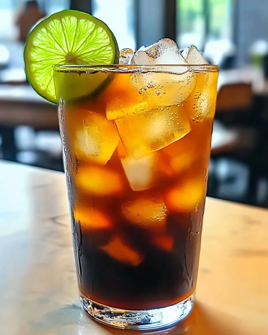 Erfrischender Thai Limetten-Eistee für den Sommer