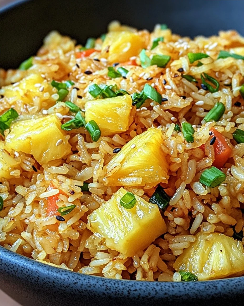 Gebratener Reis mit Ananas