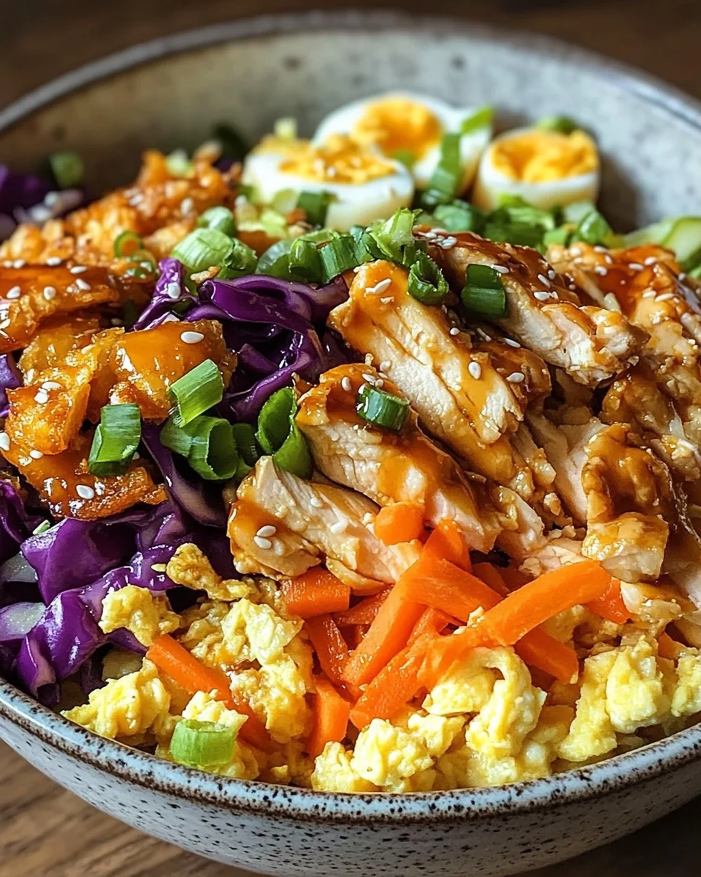 Gesunde Egg Roll in a Bowl