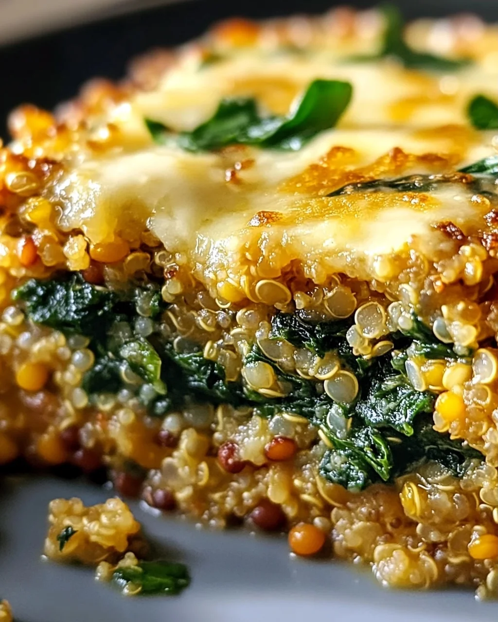 Gesunder Quinoa Linsen Spinat Auflauf – Nahrhaft & Herzhaft!