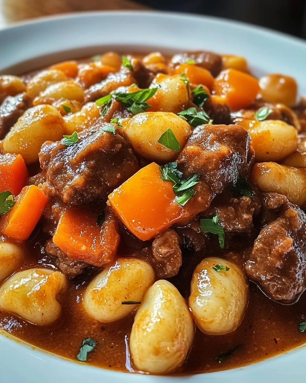 Gnocchi-Gulasch