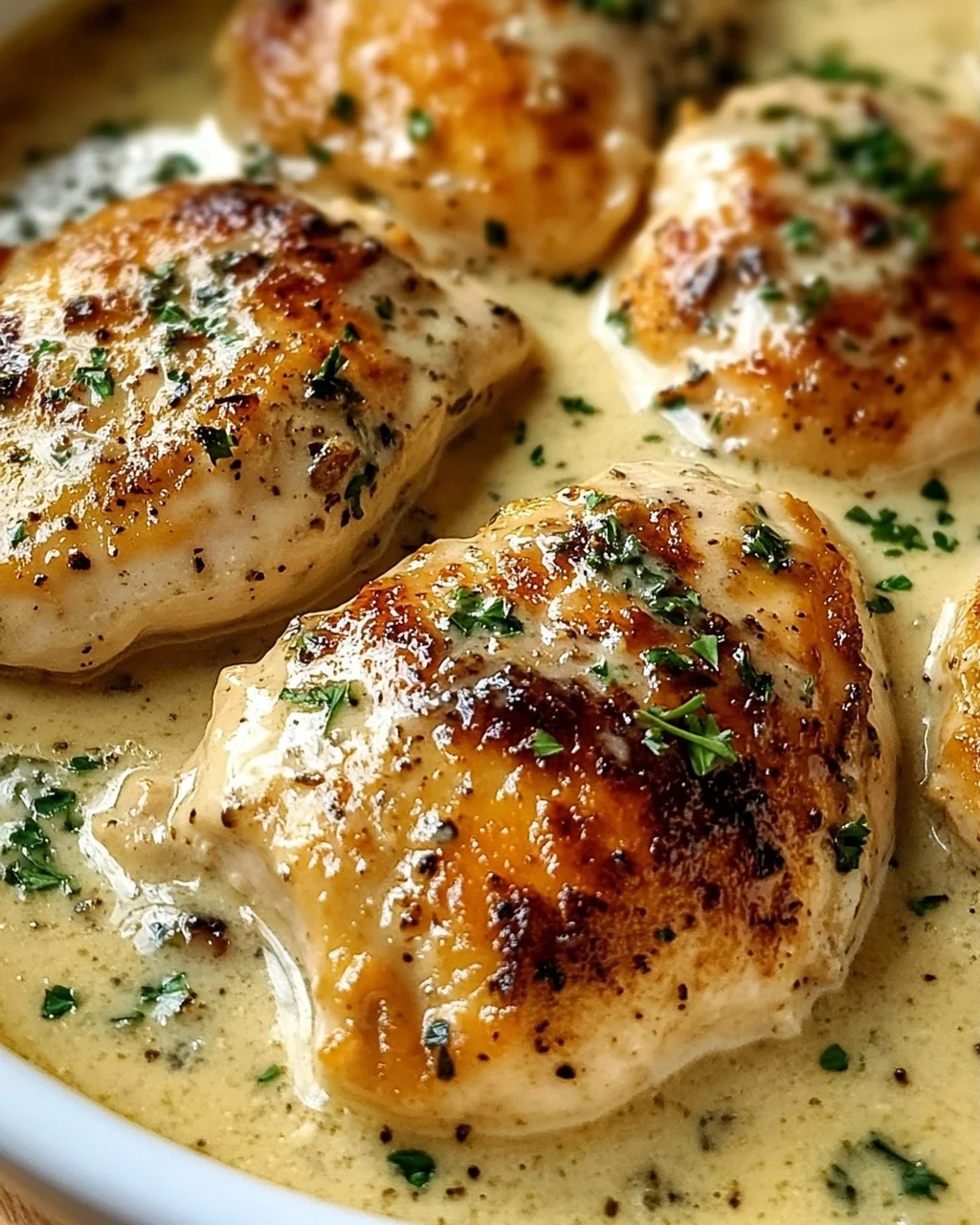 Hähnchen in Frischkäsesauce