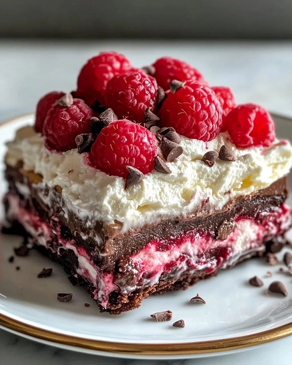 Himbeer-Schoko-Lasagne: Luxuriöses Schichtdessert für Feinschmecker
