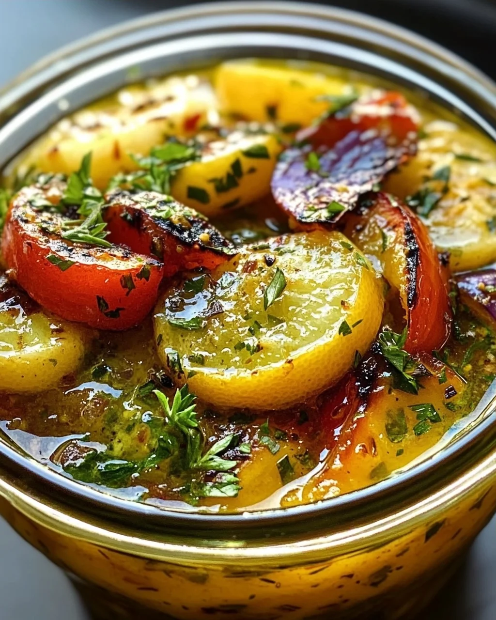 Honig-Senf-Zitronen-Vinaigrette