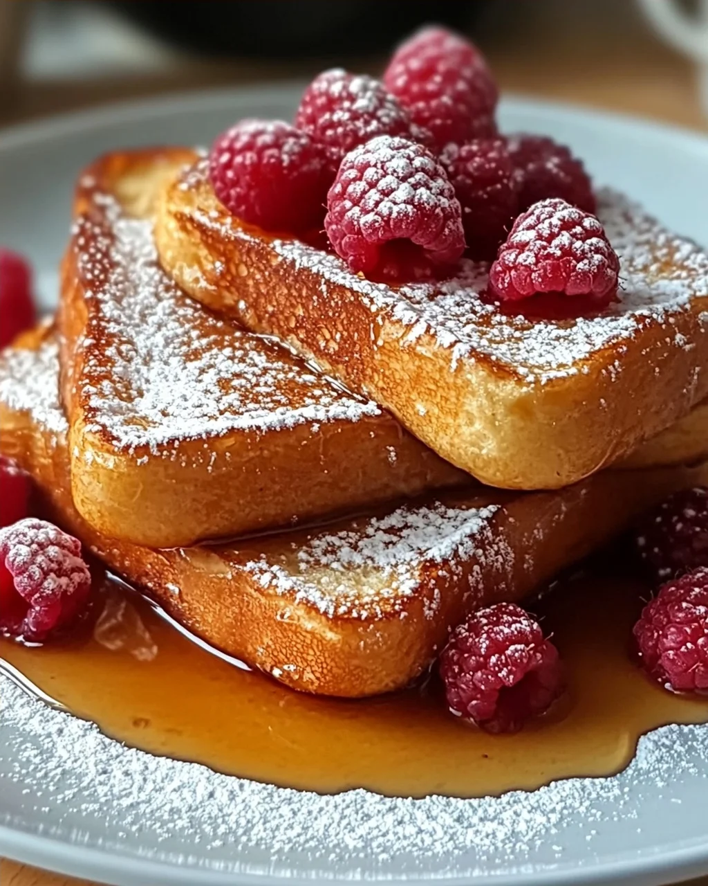 Honig französischer Toast für ein süßes Frühstück