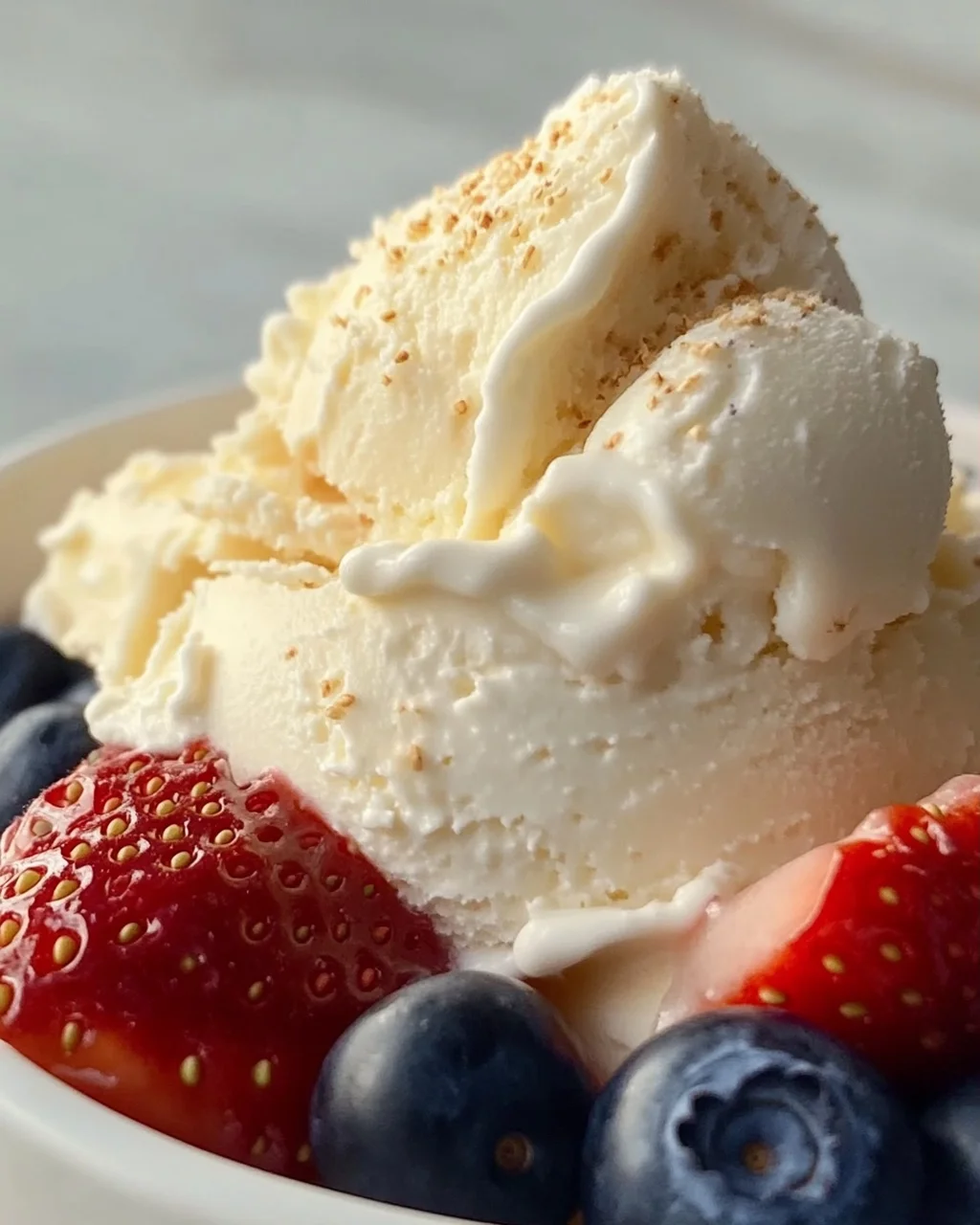 Joghurt Eis ohne Eismaschine Rezept mit schneller Zubereitung