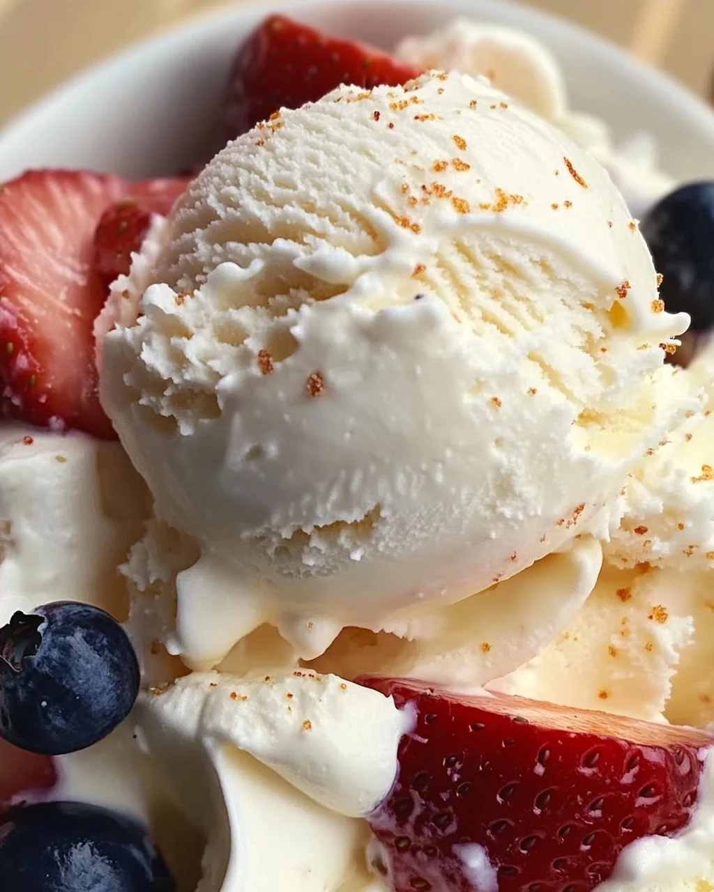 Joghurt Eis ohne Eismaschine Rezept mit schneller Zubereitung