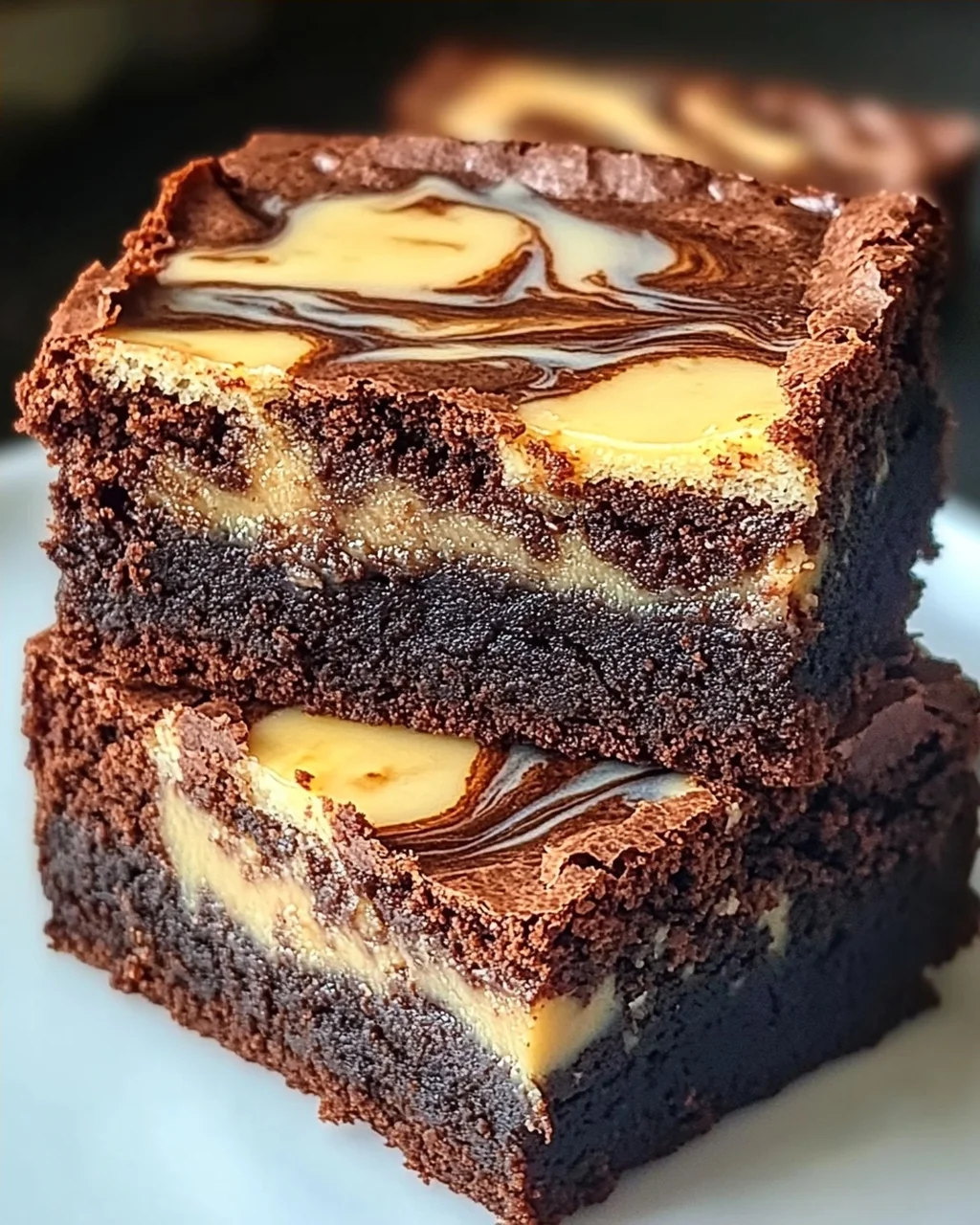 Kaffee-Brownies mit gesüßter Kondensmilch-Schicht