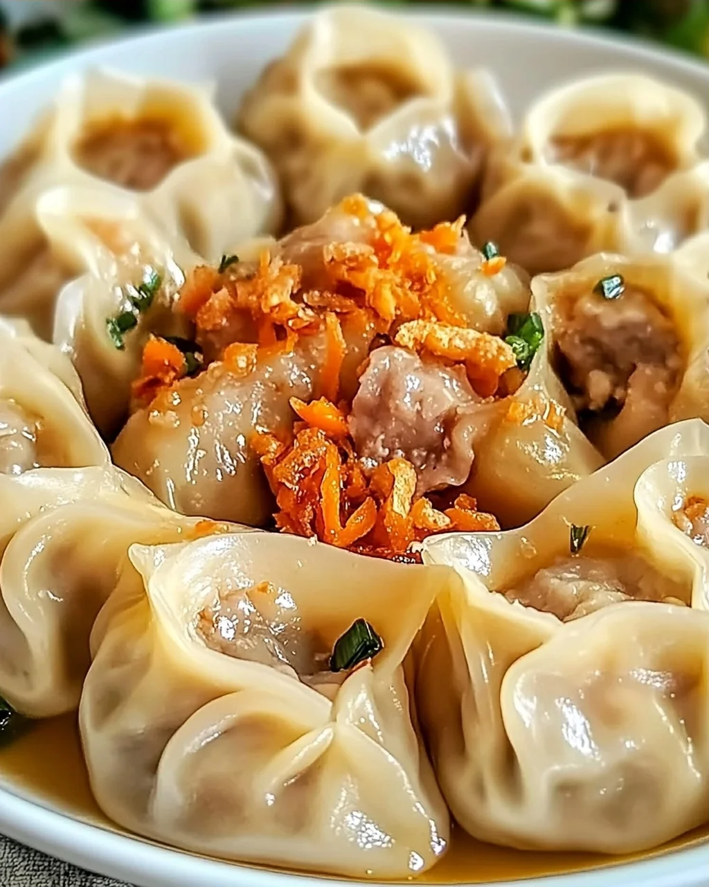 Kanom Jeeb: Einfache Thailändische Teigtaschen Rezept