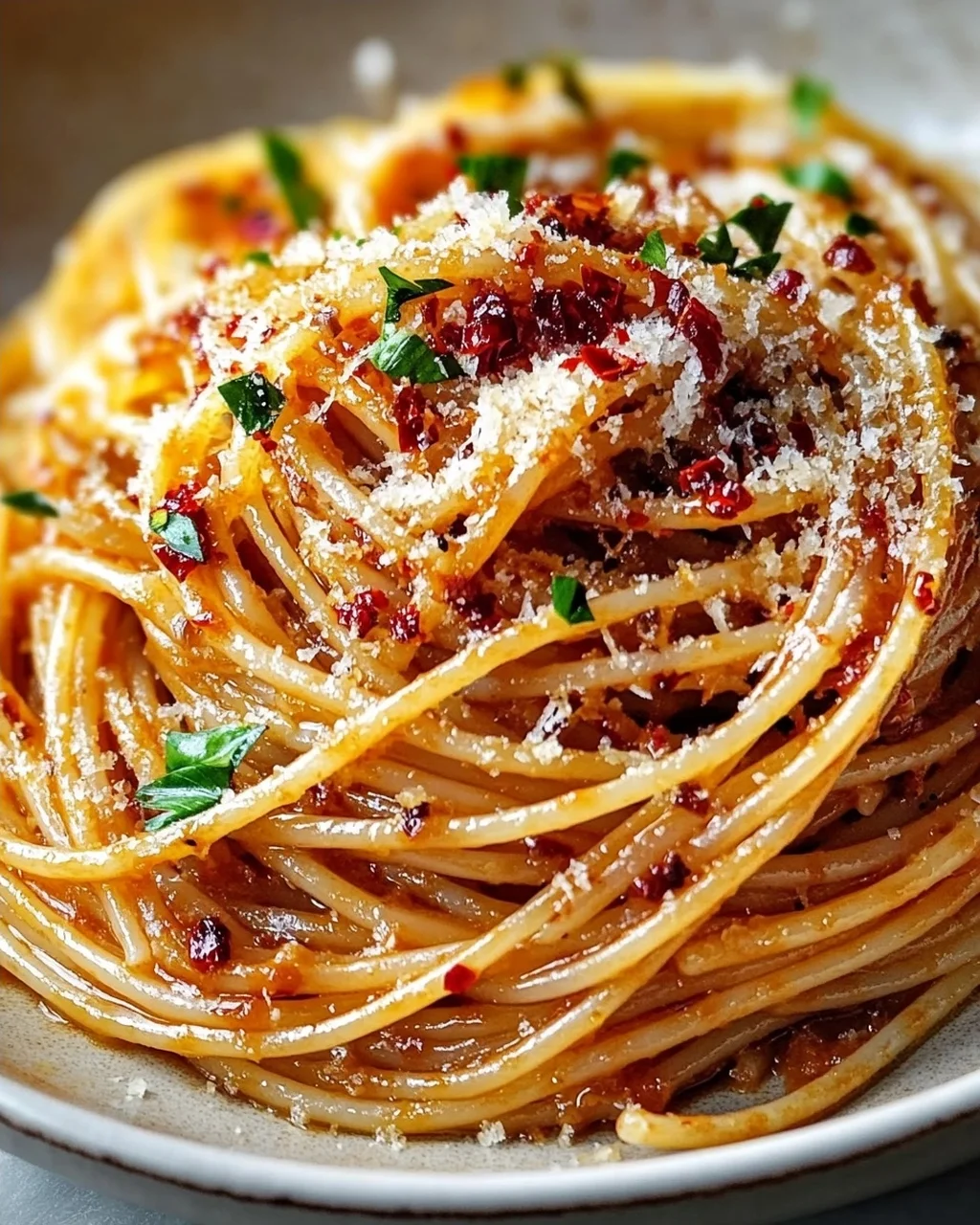 Karamellisierte Zwiebel Pasta mit Chiliöl – Ein Genuss!