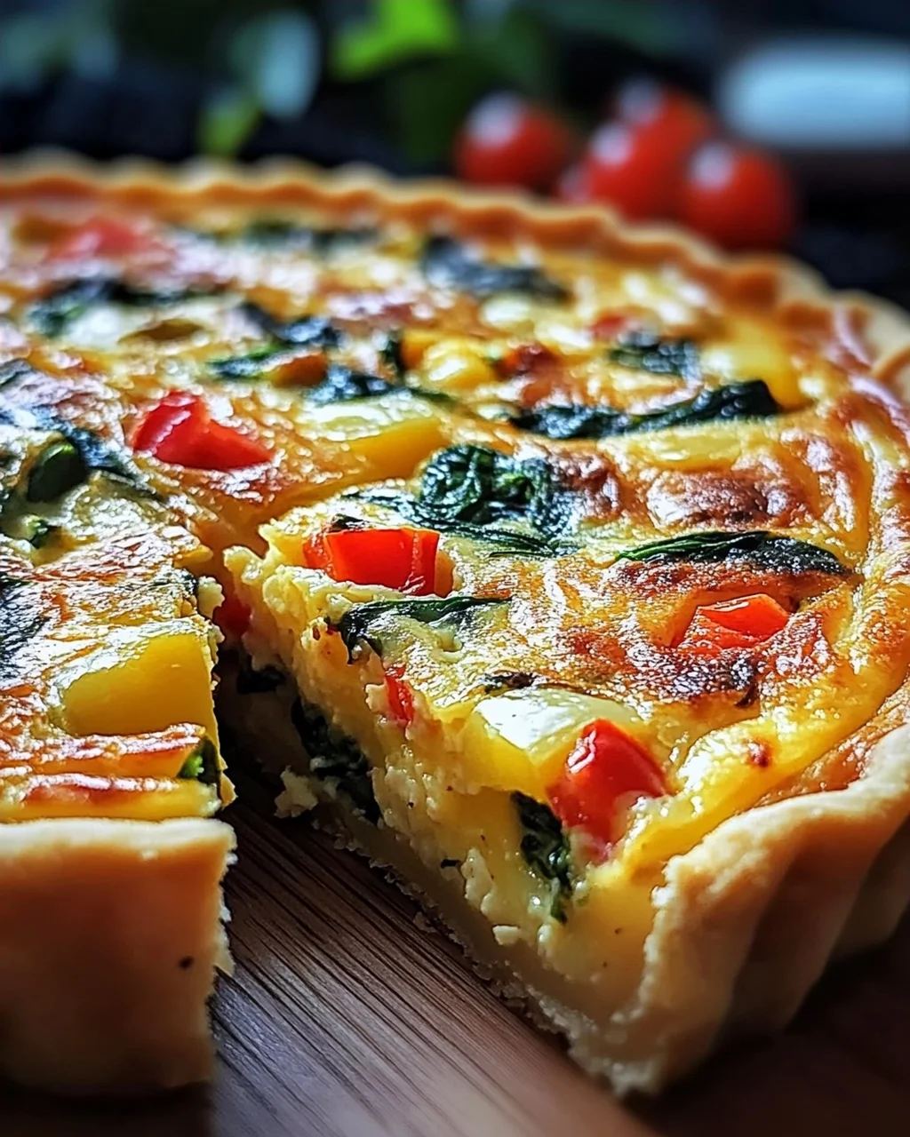 Kartoffel-Quiche mit Kartoffelteig