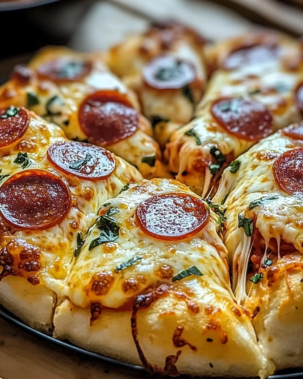 Käse-Pepperoni-Pizza-Bomben für den perfekten Snack