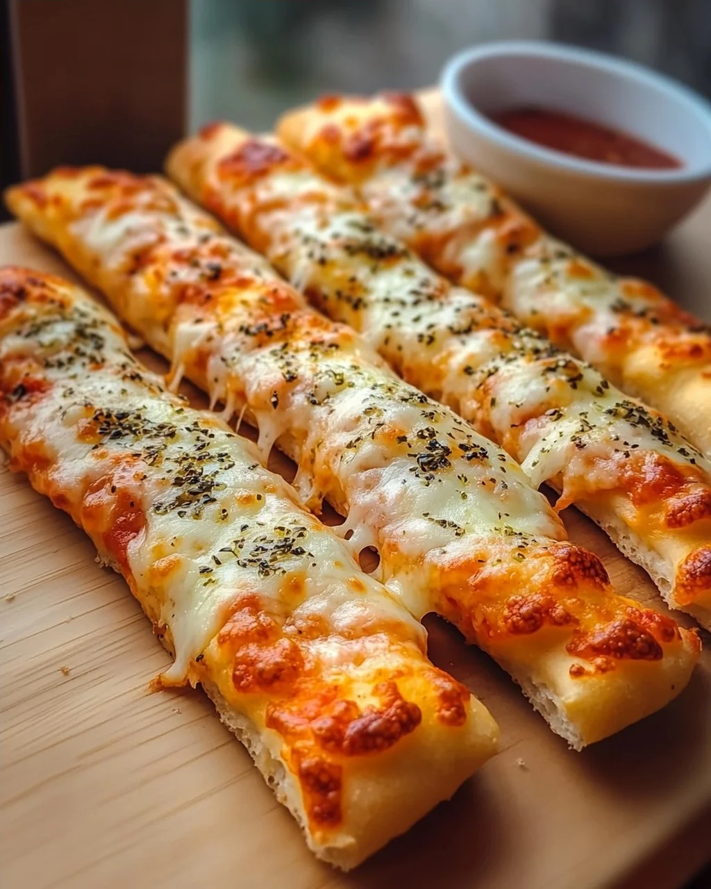 Knusprige Pizzastangen