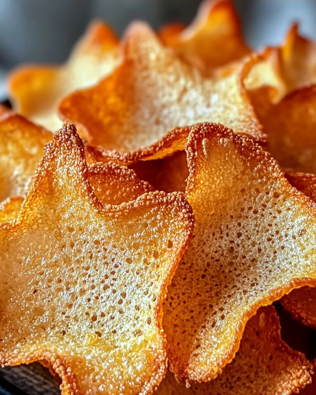 Knusprige Quark-Chips