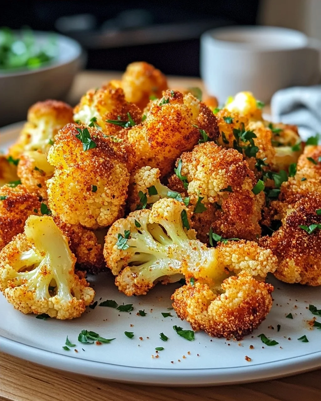 Knuspriger Blumenkohl aus dem Airfryer – Einfaches Rezept!