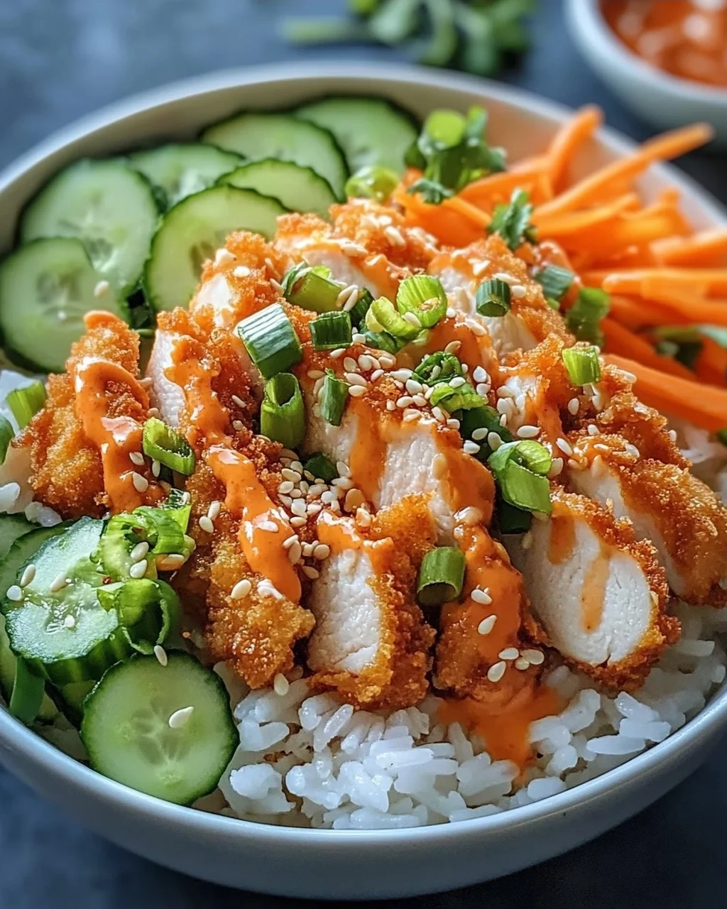 Leckere Bang Bang Chicken Rice Bowl – Dein schnelles Lieblingsgericht!