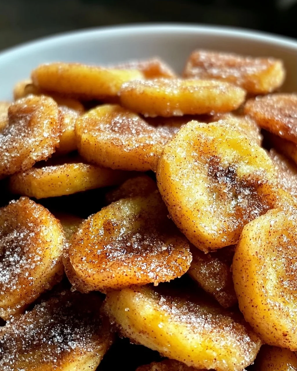 Luftfritteuse Zimt Bananen