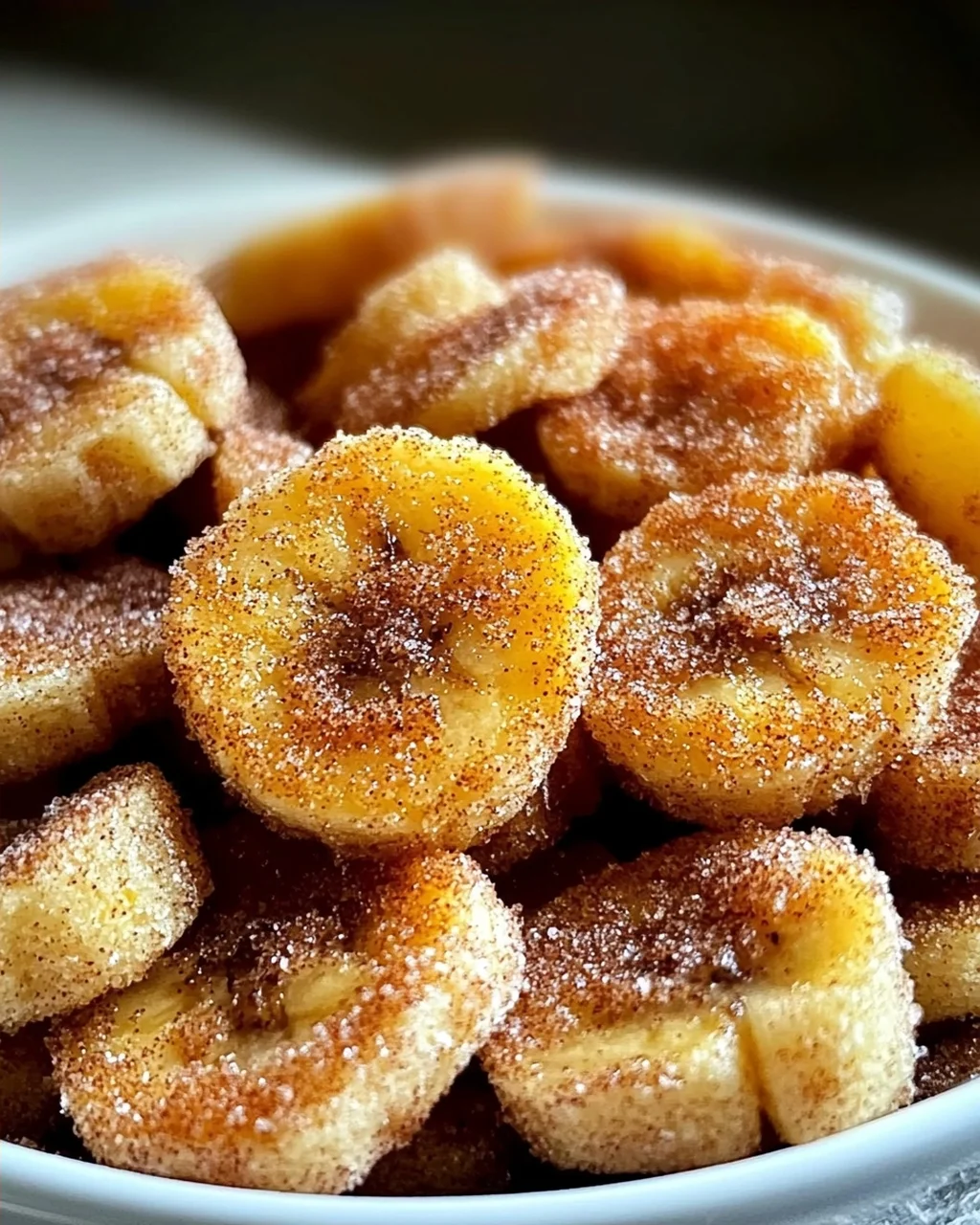 Luftfritteuse Zimt Bananen