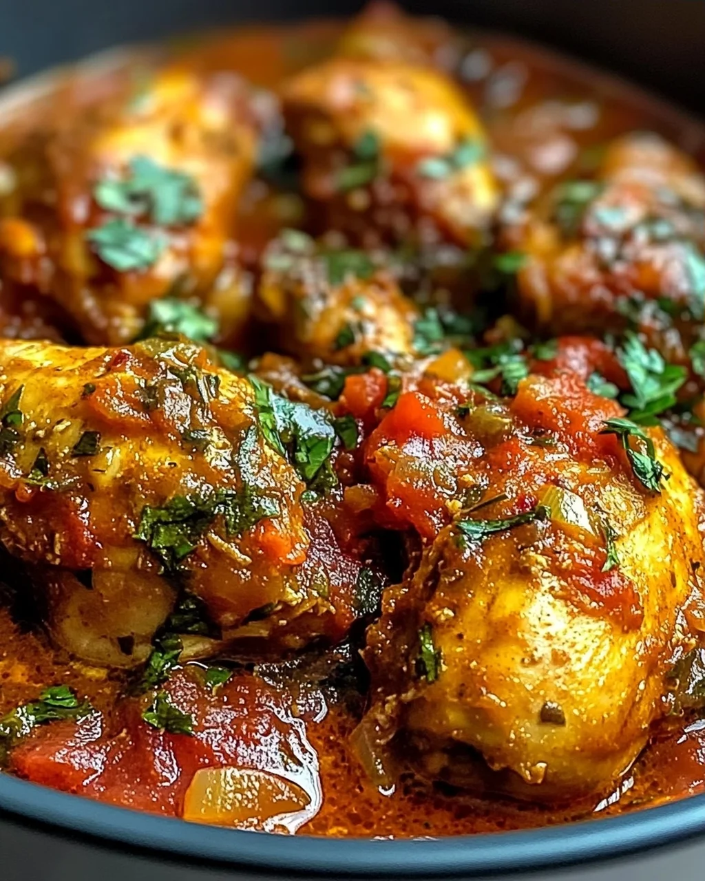 Nigerianisches Hähnchenragout: Herzhaftes Wohlfühlessen