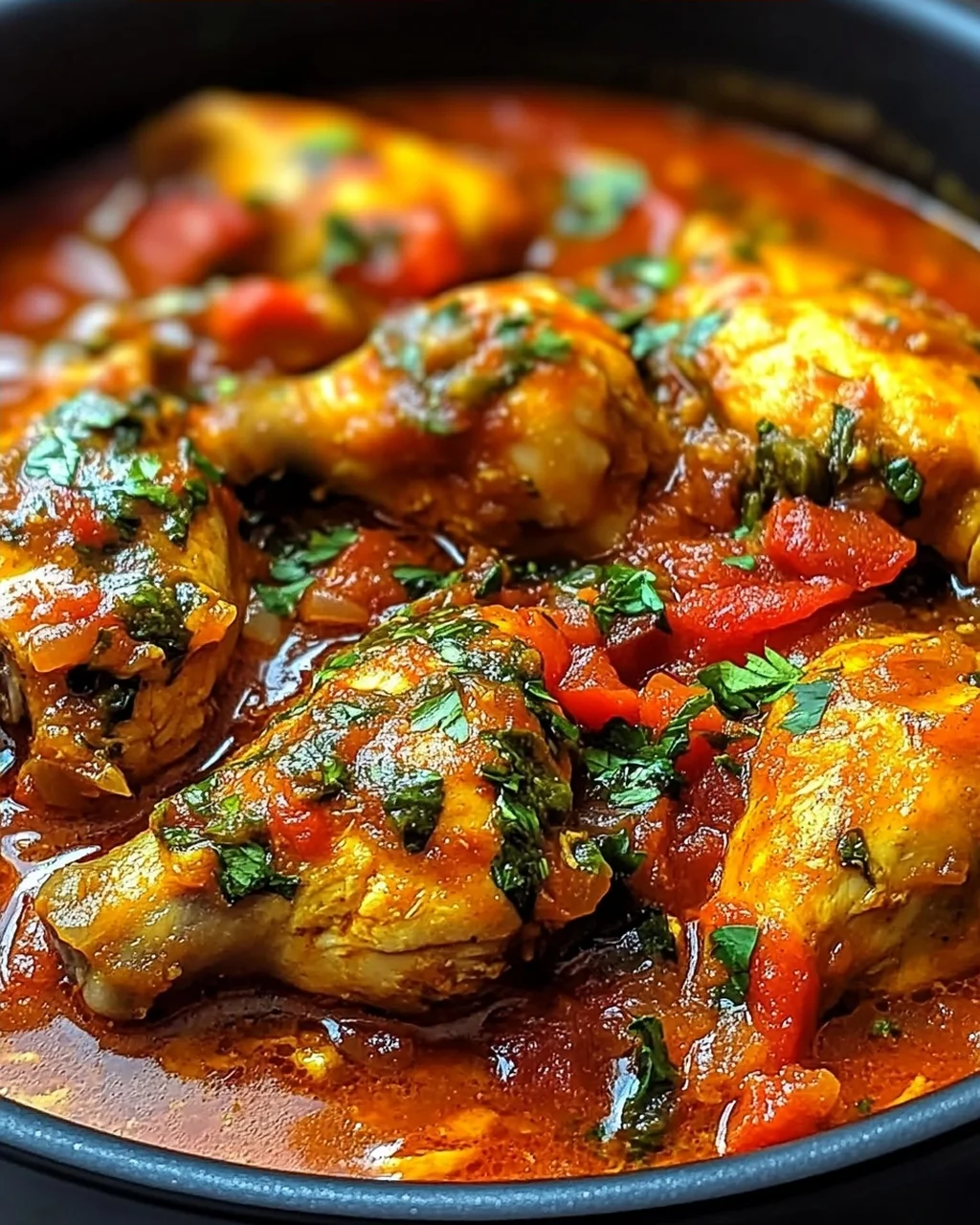 Nigerianisches Hähnchenragout: Herzhaftes Wohlfühlessen