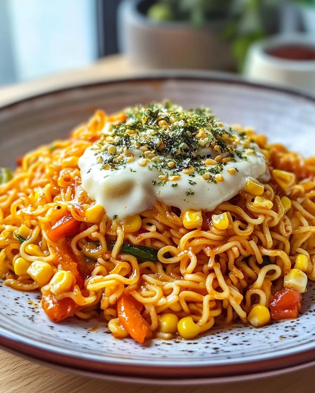 Rezept: Scharfe Nudeln mit Koreanischem Corn Cheese – Jetzt kochen!