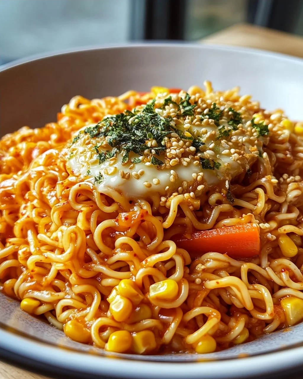 Rezept: Scharfe Nudeln mit Koreanischem Corn Cheese – Jetzt kochen!