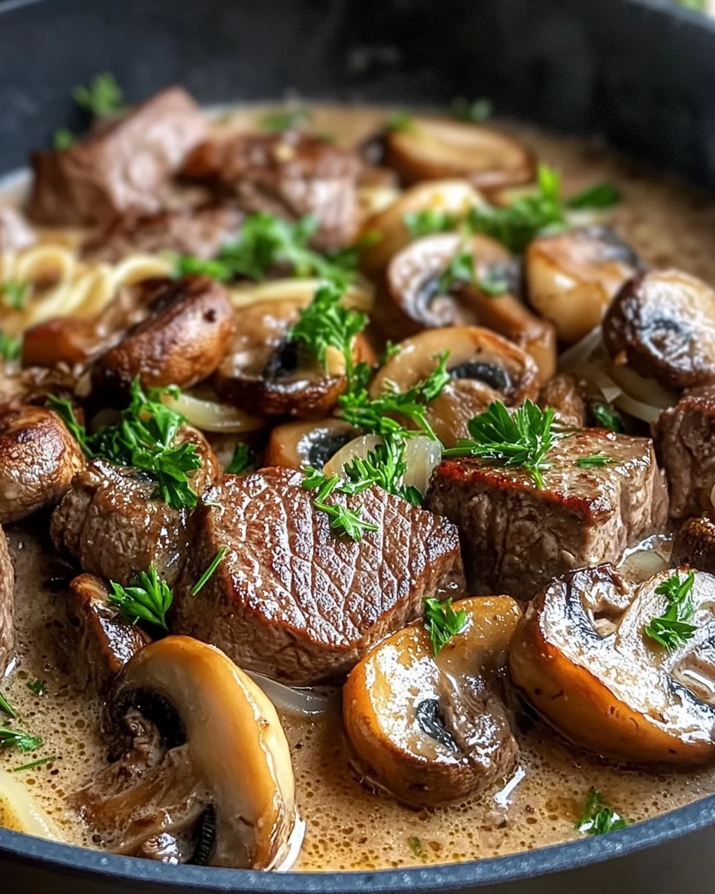 Rinderfilettopf mit Champignons