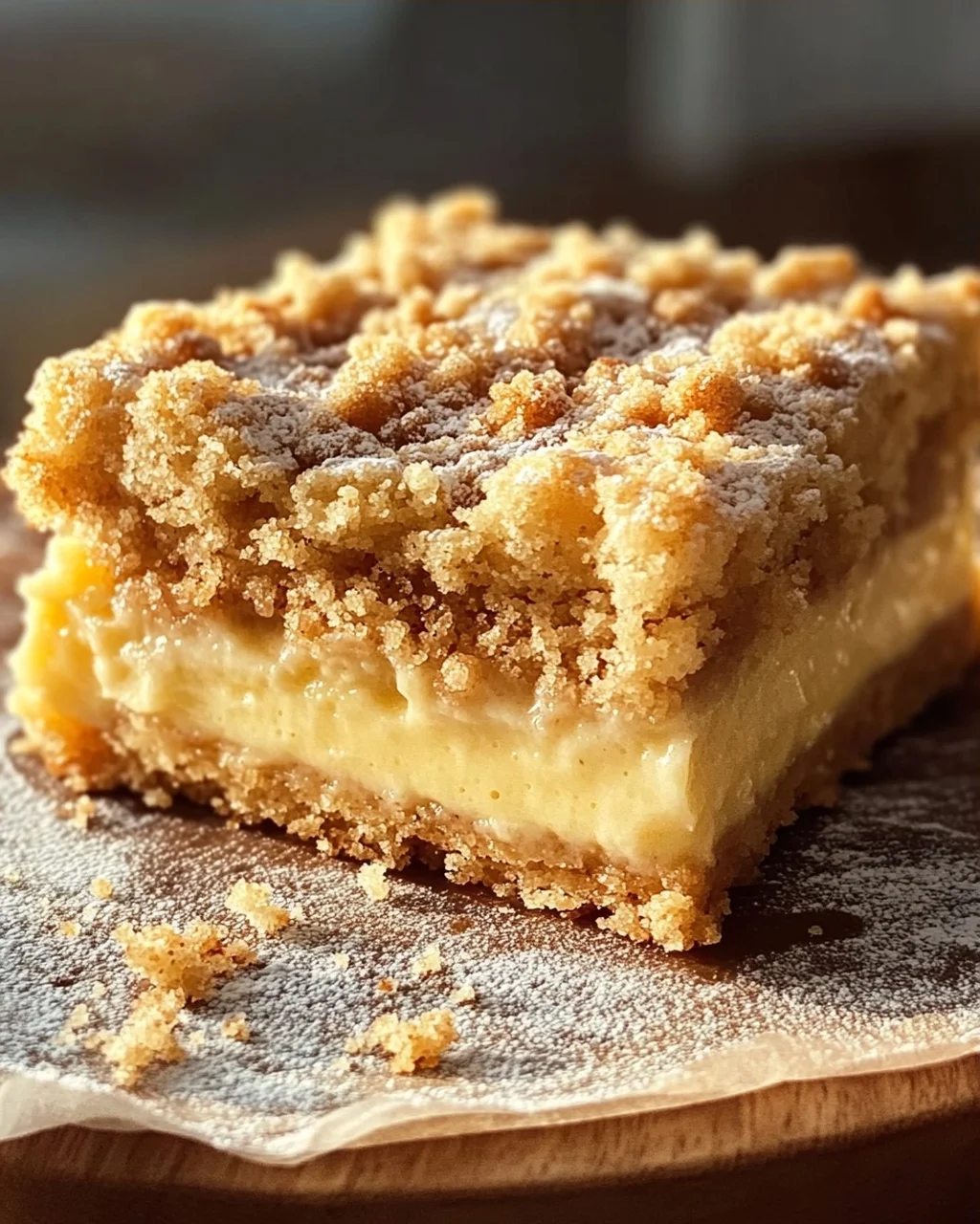 Streuselkuchen mit Pudding