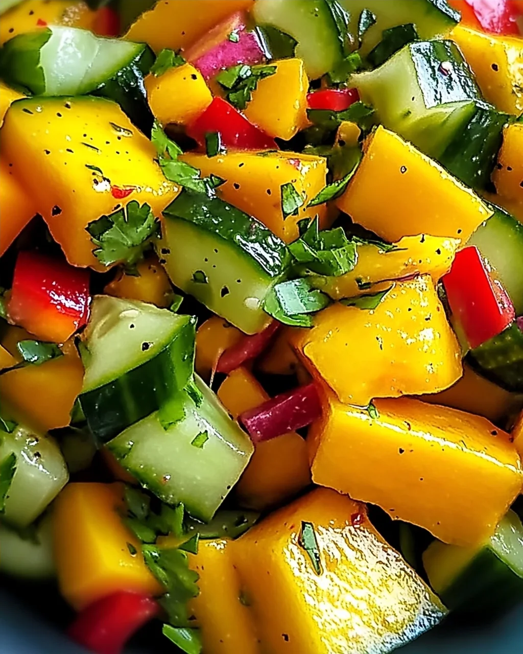 Thailändischer Mango-Gurkensalat – Erfrischend und Einfach