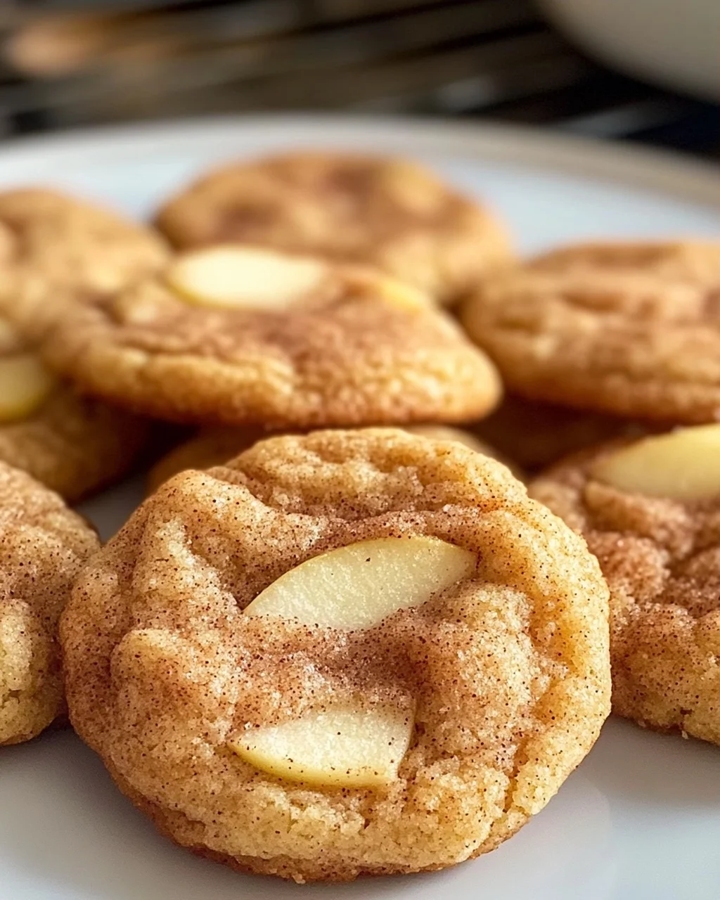 Würzige Apfel-Zimt Snickerdoodle Kekse